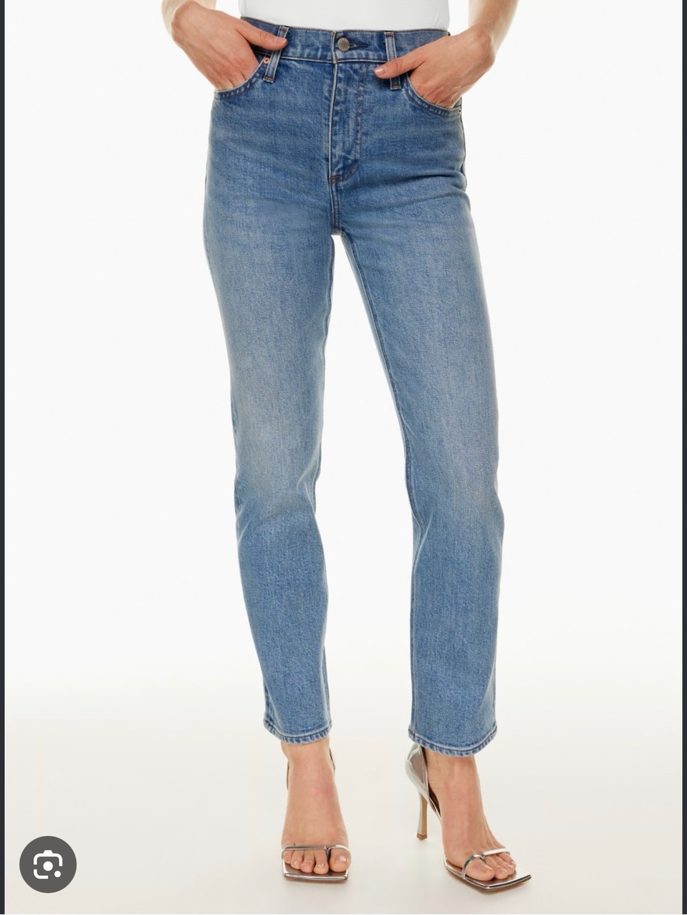 Denim Forum The '80s Stovepipe Hi-Rise Straight Jean - Size 28